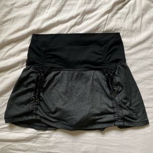 lululemon skort 2000s style heather grey and black
